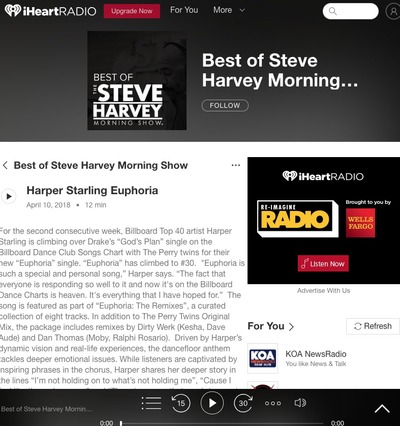 Harper Starling featured on iHeart Radio